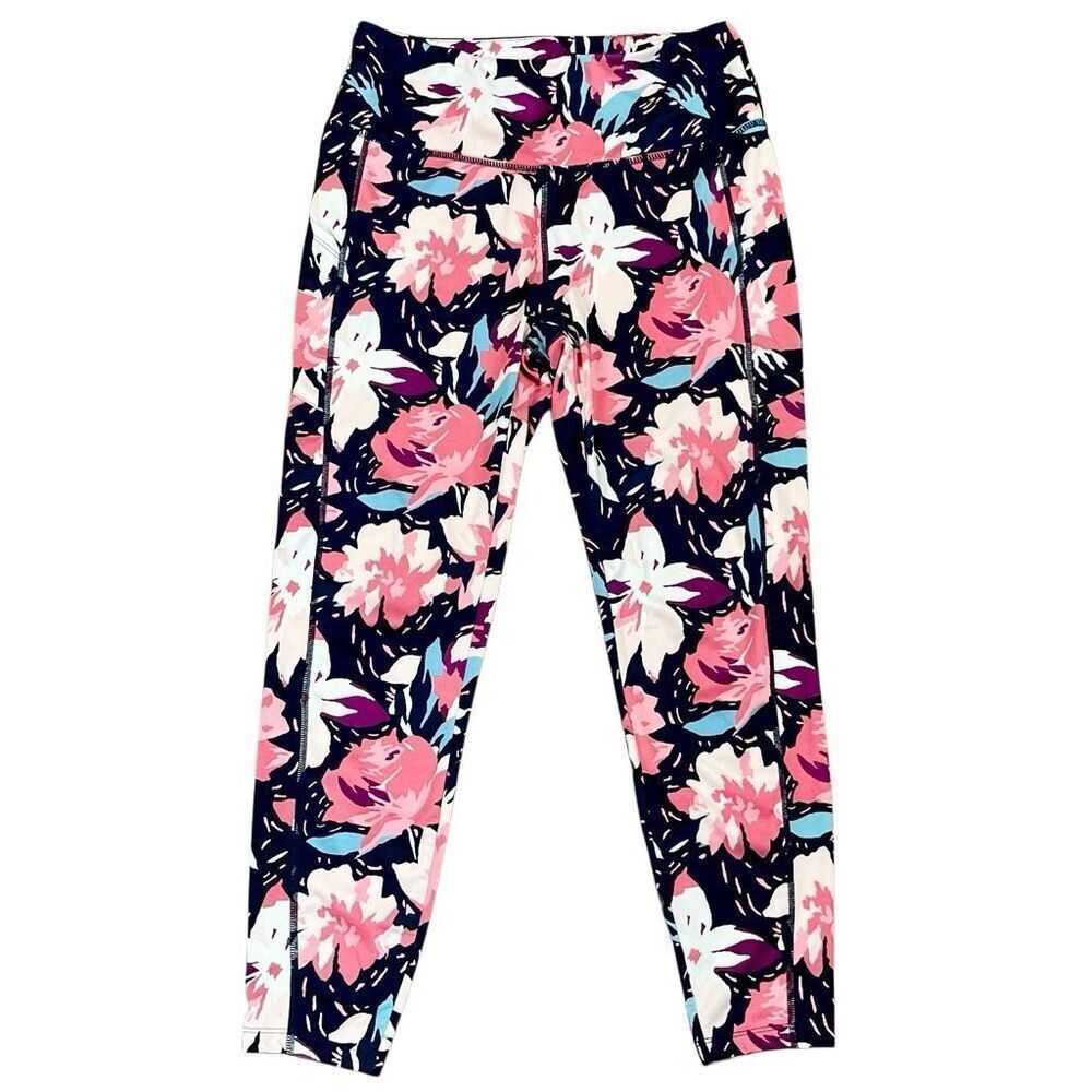 Cali Active Floral Activewear Leggings Medium